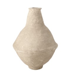 XL VASE PAPIERMACHE WHITE 